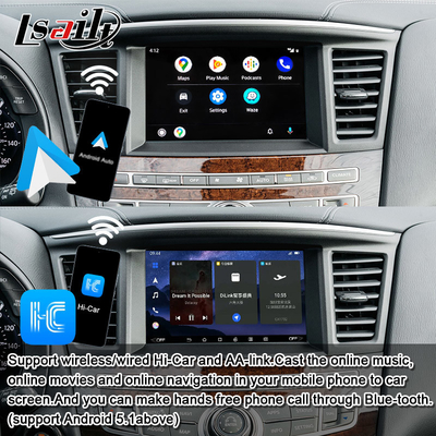 Lsailt 8G Android Multimedia Interface untuk Infiniti QX60 JX35 2011-2020 Terintegrasi Wireless CarPlay, Android Auto