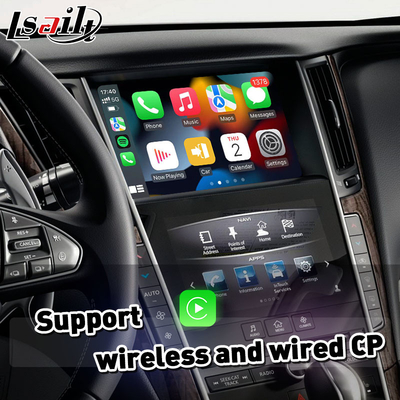 Wireless Android Auto Carplay Integration Interface untuk 2013-2015 Infiniti Q50