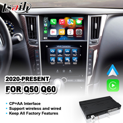 Lsailt CP + AA OEM Integrasi Carplay Interface untuk 2020-2023 Infiniti Q50