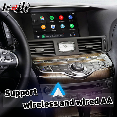 Lsailt Wireless Carplay Android Auto Interface Untuk Tahun 2013-2019 Infiniti Q70