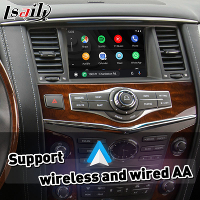 Lsailt Wireless Android Auto Carplay Interface Untuk Infiniti QX80 2013-2017
