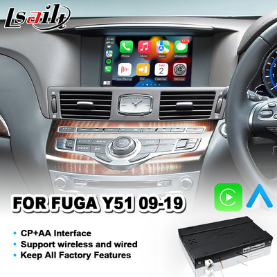 Android Auto OEM Integrasi Video Interface Carplay untuk 2009-2019 Nissan Fuga Y51