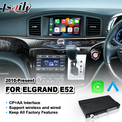 Android Auto Wireless Carplay Video Interface Untuk Nissan Elgrand E52 2010-2022 IT08 08IT
