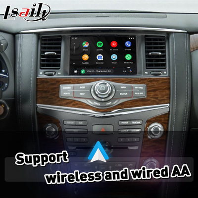 Wireless Carplay Android Auto Interface untuk 2011-2017 Nissan Patrol Y62