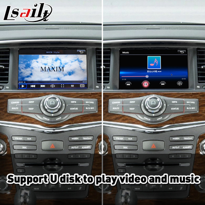 Wireless Carplay Android Auto Interface untuk 2011-2017 Nissan Patrol Y62