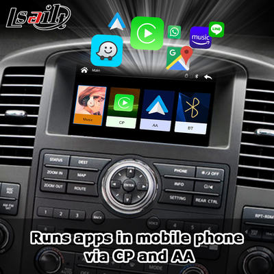 OEM Integrasi Wireless Apple CarPlay Antarmuka untuk Navara D40 Nissan Pathfinder R51 2010-2016 Android Auto,Plug and Play, Mirror Link