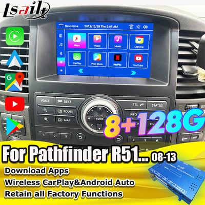 Lsailt OEM Integrasi Android Multimedia Video Interface untuk Pathfinder R51 Nissan Navara D40 CarPlay& Android Auto Retrofit