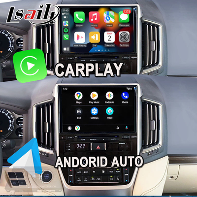 Wireless CarPlay Interface untuk Toyota Land Cruiser 200 GX-R,VX-R 2018-2021 Fujitsu Head Unit Dengan Android Auto, Sistem Linux