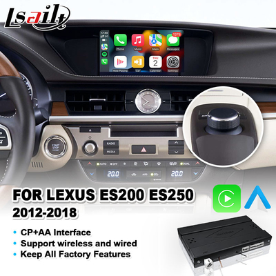 Wireless Android Auto Carplay Interface untuk 2012-2018 Lexus ES250 ES200 ES350 ES300h ES 250 200 Kontrol tombol