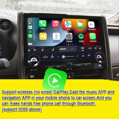 Android 13 Android Multimedia Interface untuk Toyota Alphard 40 Series 2023-2024 Harrier, Vellfire Dukungan YouTube, NetFlix, Google Play, 360 Panorama Kamera