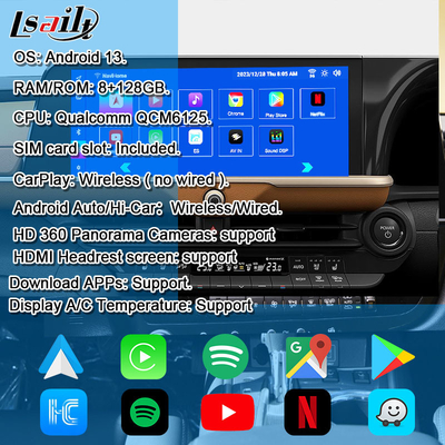 Android 13 Multimedia Interface untuk Toyota Crown 2023-2024 Royal Majesta Athlete Infotainment Module OEM Retrofit