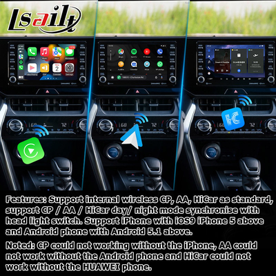 Toyota Harrier Venza Android 13 antarmuka video multimedia 2019-sekarang nirkabel carplay android auto
