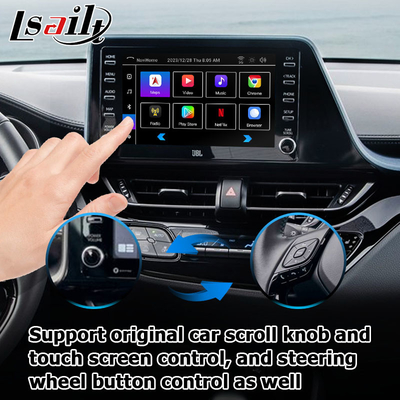 Toyota C-HR CHR Android 13 antarmuka multimedia dengan wireless android auto carplay