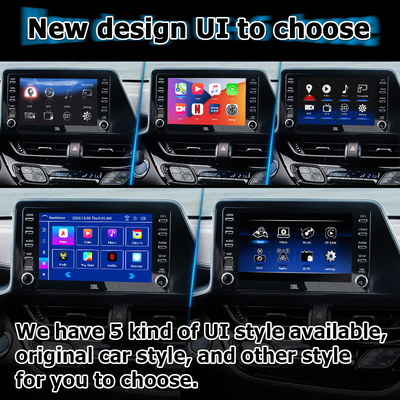 Toyota C-HR CHR Android 13 antarmuka multimedia dengan wireless android auto carplay