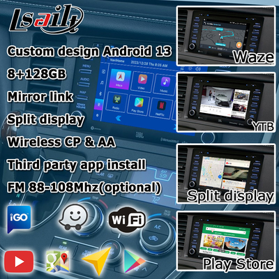 Android 13 Carplay antarmuka video android kotak otomatis Untuk Toyota Sienna