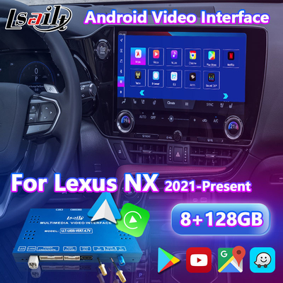 Lsailt Android Carplay Multimedia System Video Interface untuk 2021-Present Lexus NX NX200 NX250 NX350 NX350h NX400h NX450h