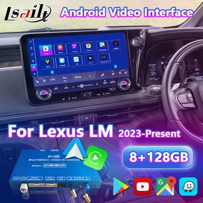 Lsailt Android Carplay Multimedia Video Interface untuk 2023-Present Lexus LM LM350h LM500h