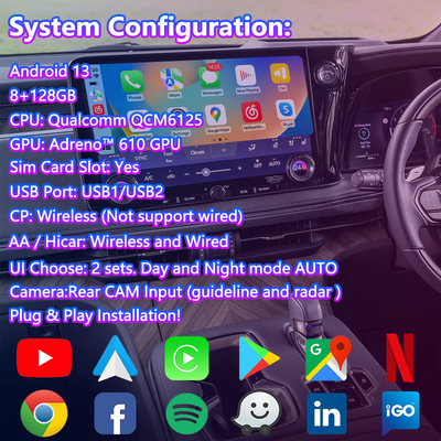 Lsailt Android Carplay Multimedia Video Interface untuk 2023-Present Lexus LM LM350h LM500h