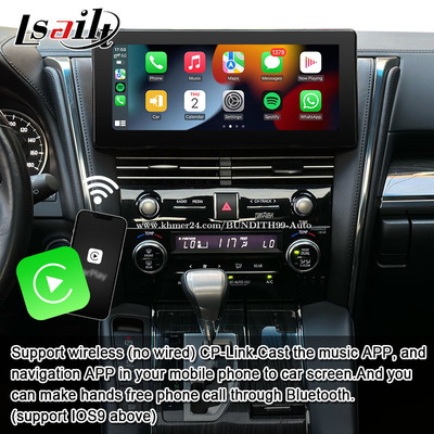 Android 13 Lexus Video Interface OEM Upgrade Screen untuk LM350 LM500H NX RX ES Retrofit Kits Termasuk YouTube, NetFlix,Wireless CarPlay