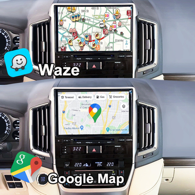Antarmuka Multimedia Android untuk Land Cruiser GX_R 2018-2021 LC200 Peningkatan Retrofit Apple CarPlay & Android Auto Nirkabel