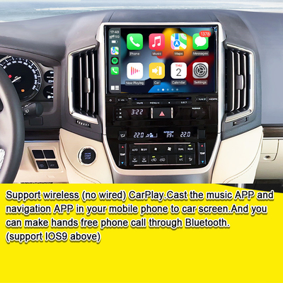 Antarmuka Multimedia Android untuk Land Cruiser GX_R 2018-2021 LC200 Peningkatan Retrofit Apple CarPlay & Android Auto Nirkabel