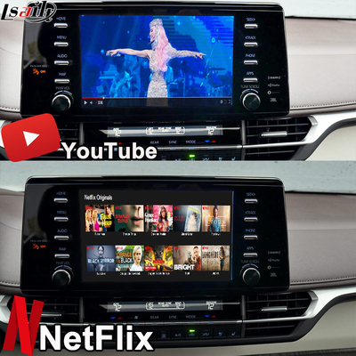Integrasi OEM dan Retrofit Antarmuka Android untuk Toyota Sienna 2018-2021 Camry, RAV-4 Dukungan multimedia dalam mobil YouTube, NetFlix, Kamera 360 derajat