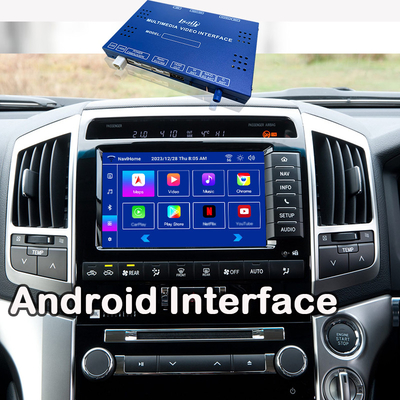 Modul Peningkatan Android OEM untuk Land Cruiser 2013-2021 Integrasi Kit CarPlay Nirkabel YouTube, Google Map, Android Auto