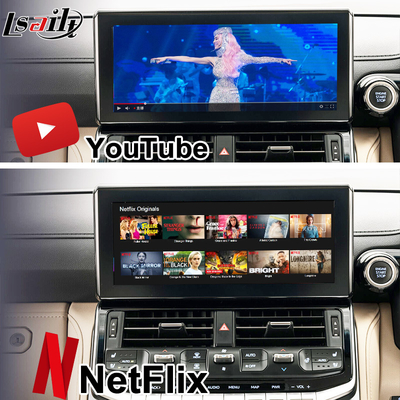 Modul Peningkatan Android OEM Lsailt untuk Land Cruiser 300 2022-Sekarang Integrasi Antarmuka Android YouTube, Waze, Play Store
