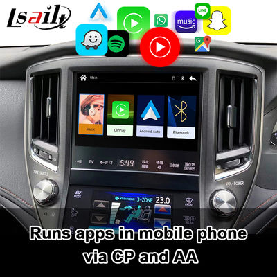 Antarmuka Apple CarPlay Nirkabel Lsailt untuk Crown S210 2013-2016 AWS210 GRS210 GWS214 GWS215 Majesta Athlete Royal Saloon Mendukung Kamera Mundur, Android Auto