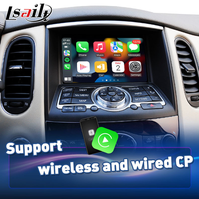 Layar Android Auto Carplay Lsailt untuk Infiniti EX25 EX35 EX37 EX30d EX QX50 tahun 2007-2017