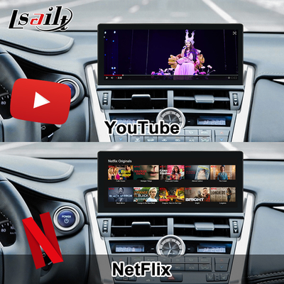 Layar Android Lexus dengan Wireless CarPlay & Android Auto Layar Sentuh 10,25 Inci | Kartu SIM & Tampilan IPS Kamera 360