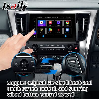 Toyota Alphard Vellfire AH40 antarmuka video carplay Android