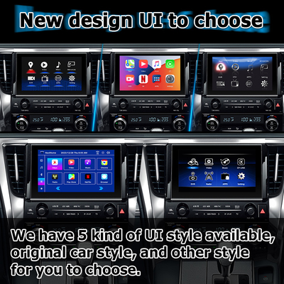 Toyota Alphard Vellfire AH40 antarmuka video carplay Android