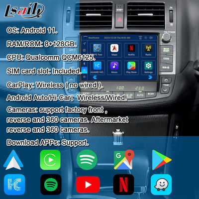 Antarmuka Multimedia Android 13 untuk Toyota Crown S200 URS206 Model 2008-2012 Modul Peningkatan Android Termasuk YouTube, NetFlix, Google Map