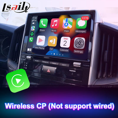 Antarmuka Video Carplay Android 4+64GB untuk Toyota Land Cruiser LC200 LC-GT GXR 2018-2021 Touch 3