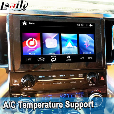 Wireless Apple CarPlay/Android Auto Upgrade Module untuk Alphard 30 Series Vellfire Toyota Dukungan Radio FM,A/C, Mirroring,Kamera