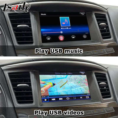 Antarmuka CarPlay untuk Infiniti QX60 JX35 2008-2017 Modul Peningkatan Car Play Android Auto, Mirroring, Suhu AC