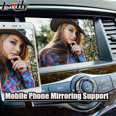 Antarmuka CarPlay untuk Patroli 2020-2023 Nissan Y62 Versi Australia Terintegrasi Wireless Android Auto, Mobile Phone Mirroring, Kamera Belakang