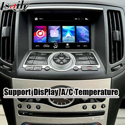 Lsailt Layar Android Auto CarPlay Nirkabel 7 Inci untuk Infiniti G37 G25 G35 Skyline 370GT (V36) Q40 2007-2014 Tampilan Sentuh HD