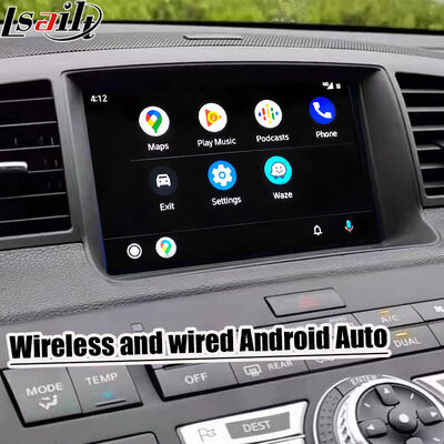 Layar CarPlay 8 Inci Lsailt untuk Nissan Fuga (Y50) Infiniti 350GT 2005-2008 Android Auto, Mirroring, Tampilan Sentuh HD