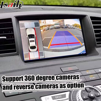 Layar CarPlay 8 Inci Lsailt untuk Nissan Fuga (Y50) Infiniti 350GT 2005-2008 Android Auto, Mirroring, Tampilan Sentuh HD