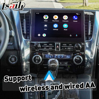 Lsailt Wireless Android Auto Carplay Interface untuk 2019 -2023 Toyota Alphard Vellfire JBL Versi Tinggi