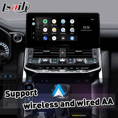 Antarmuka Android Auto Carplay Nirkabel Lsailt untuk Toyota Land Cruiser 300 GX-R VX-R GR GR-S Sahara ZX VX LC300 2021-2024