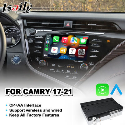 Lsailt Wireless Android Auto Carplay Interface untuk Toyota Camry 2017-2021
