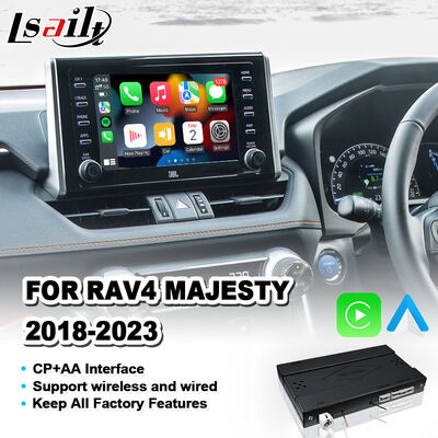Lsailt Wireless Android Auto Carplay Interface untuk 2018-2023 Toyota RAV4 Majesty