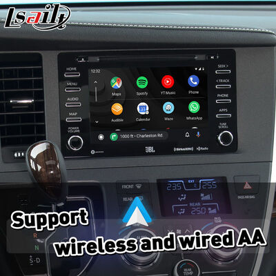 Antarmuka Android Auto Carplay Nirkabel Lsailt untuk Toyota Sienna 2018-2020