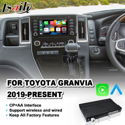 Antarmuka Android Auto Carplay Nirkabel Lsailt untuk Toyota Granvia 2019-Sekarang