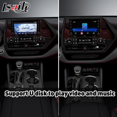 Antarmuka Android Auto Carplay Nirkabel Lsailt untuk Toyota Highlander 2020-Sekarang