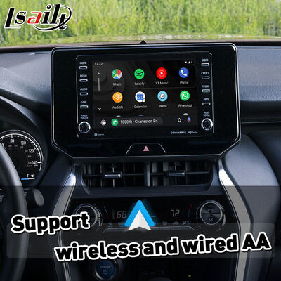 Lsailt Wireless Android Auto Carplay Interface untuk Toyota Venza Harrier 2020.
