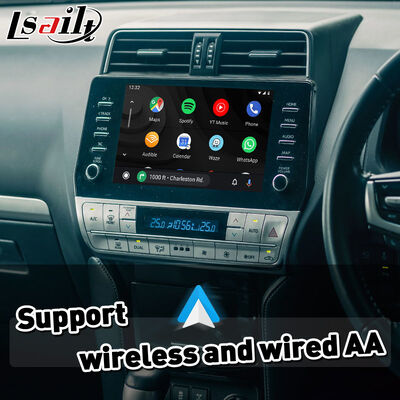 Lsailt Antarmuka Android Auto Carplay Nirkabel untuk Toyota Land Cruiser Prado 150 2020-Sekarang